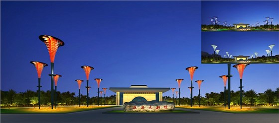 延安中軸線夜景規劃設計