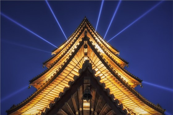 城市地標燈光秀