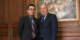 信達(dá)董事長與馬克里集團(tuán)總裁合影