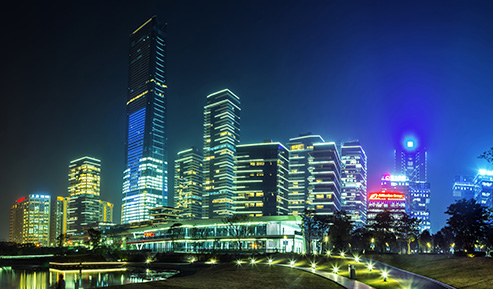 鉆石燈籠、保利國際廣場亮化設計解析