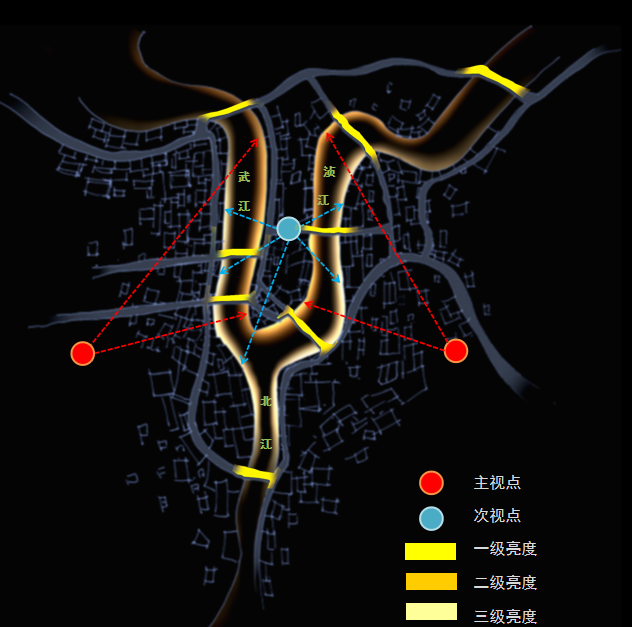韶關三江六岸夜景照明